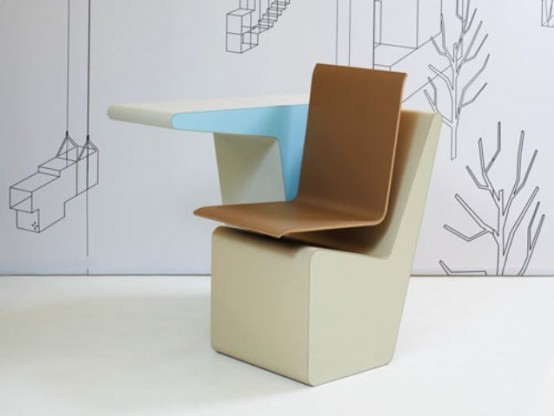 Sideseat Desk Chair Storage Space In One