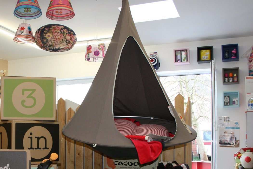 Cacoon chair is suitable for any room of your home, from a living room to a kids' room