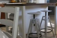 03 all-white IKEA Dalfred stool