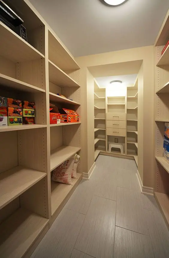 comfy shelving for your basement