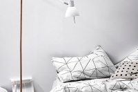 05 graphic black and white bedding