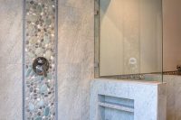07 stone-inspired tiles with a pebble accent