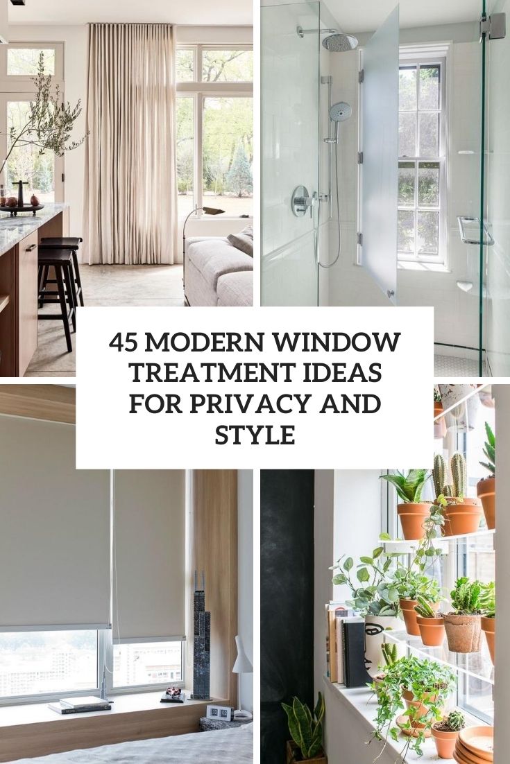 10 modern window treatment ideas cover