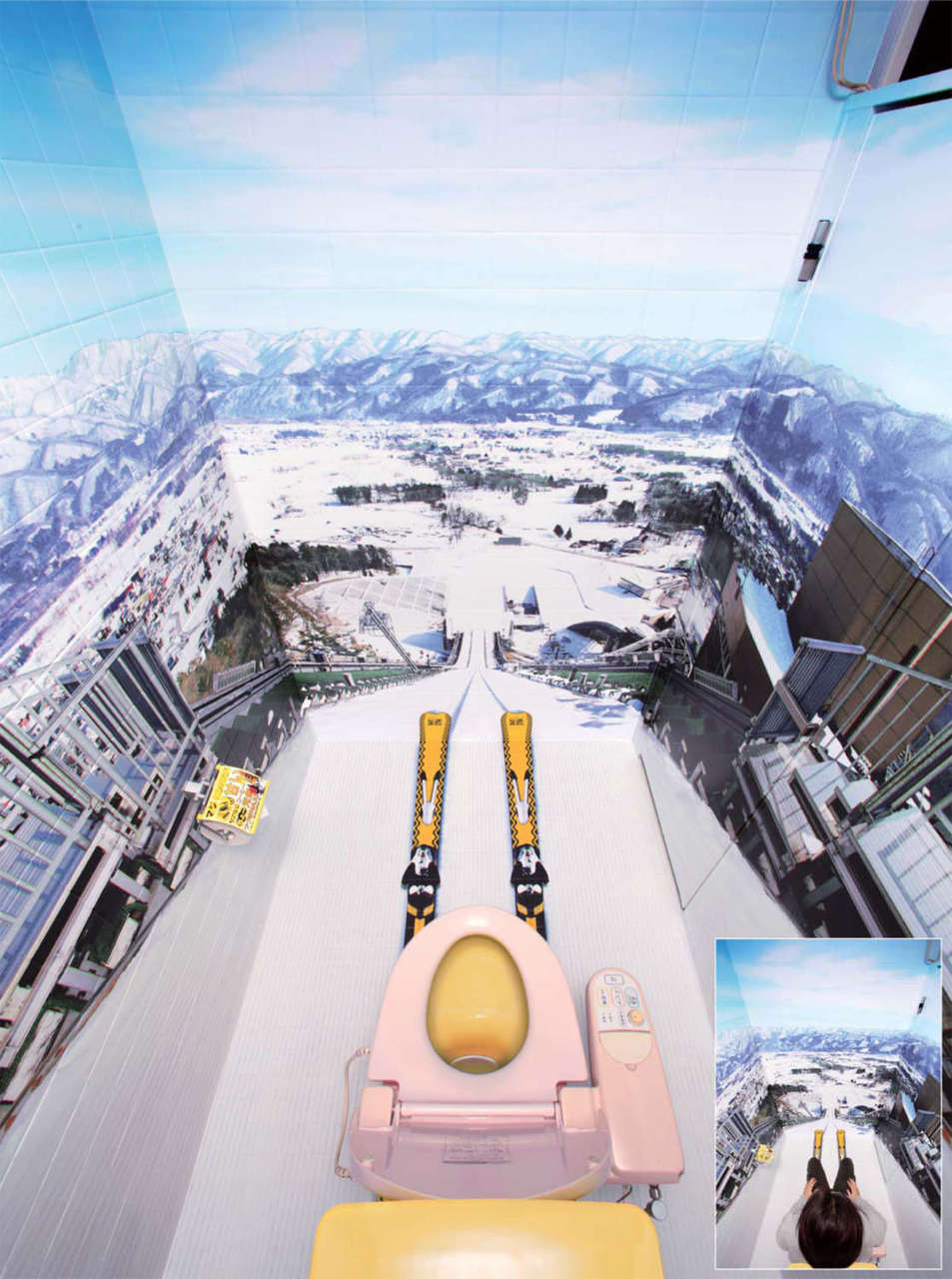 A Bathroom For A Ski Fan (via 25)