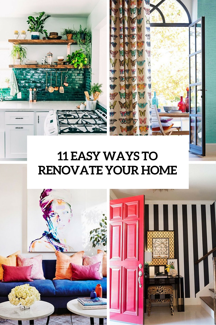 11 easy ways to renovate your home cover