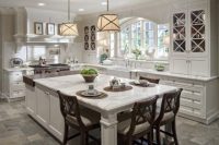 12 kitchen island with a built-in eating countertop
