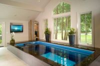 14 endless indoor pool in a home spa