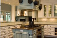 16 kitchen island with a cooker and oven