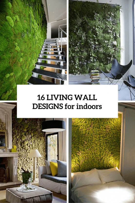 16 Peaceful Indoor Living Wall Designs For Any Home