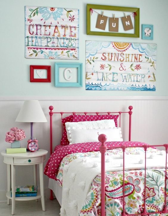colorful pattern bedding