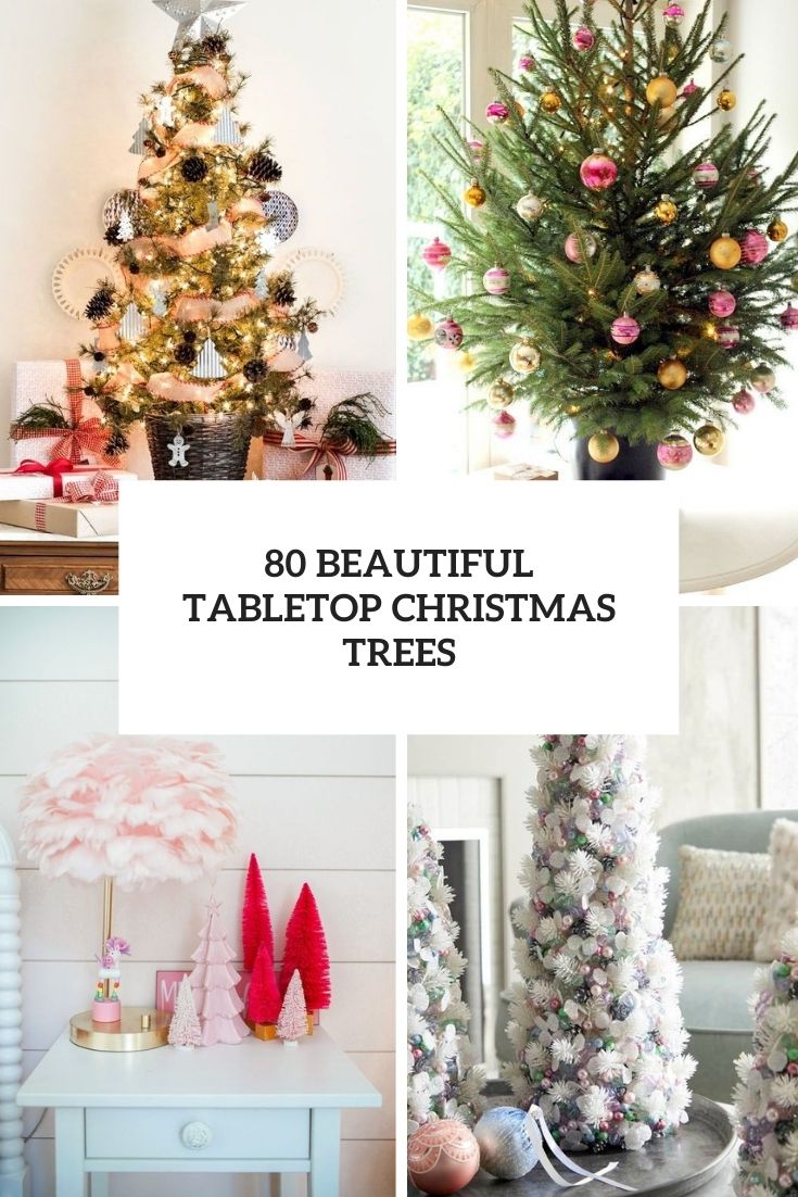 80 Beautiful Tabletop Christmas Trees