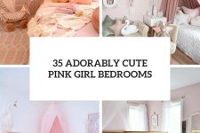 35 adorably cute pink girl bedrooms cover