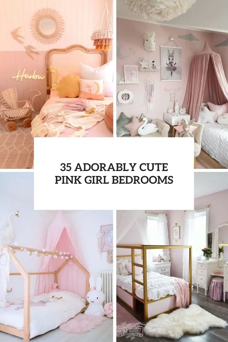 adorably cute pink girl bedrooms