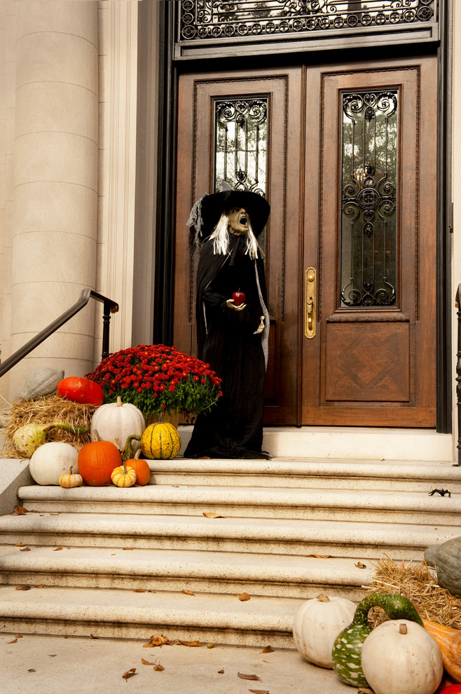 A full-size witch figure would definitely become a great addition to any front porch's decor.