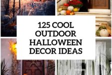 90 cool outdoor halloween decorating ideas