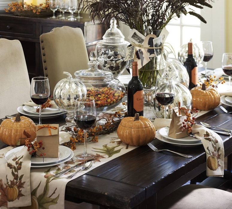 beautiful thanksgiving table decorations