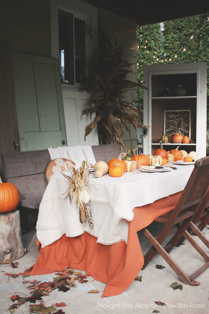 Patio might be a great place for an outdoor Thanksgiving  gathering.