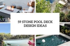 59 stone pool deck design ideas cover