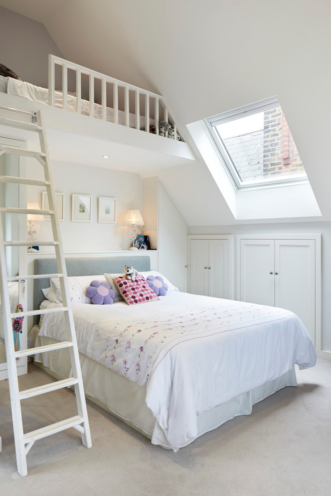 An attic gives a possibility to use much more interesting room layouts than you can use in standard rooms.