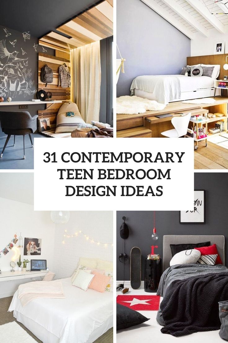 contemporary teen bedroom design ideas