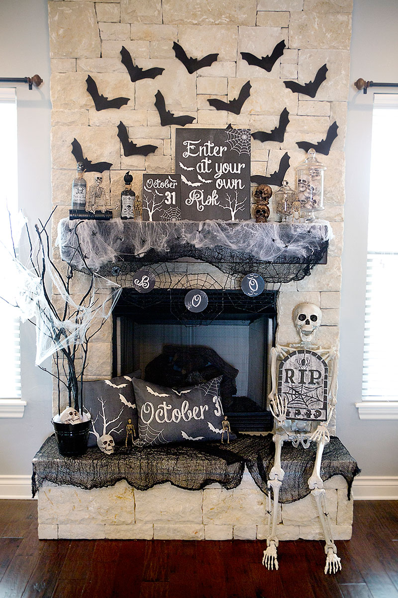 Great halloween mantel decorating ideas
