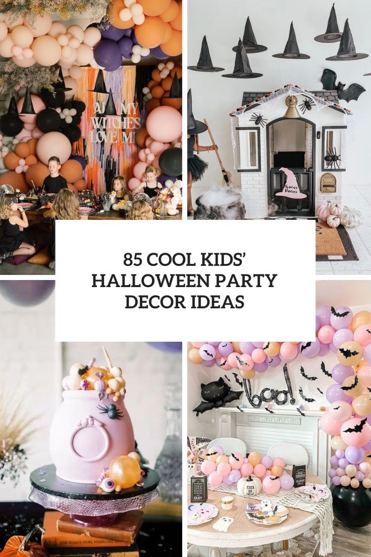 cool kids' halloween party decor ideas