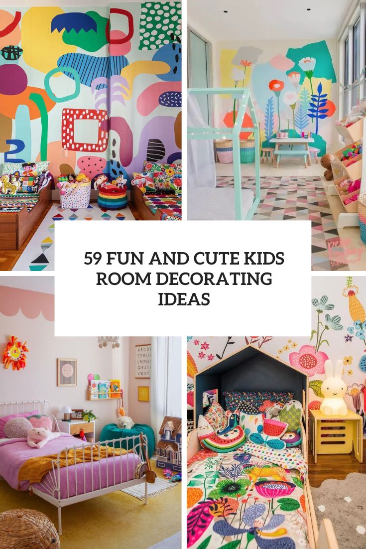 fun and cute kids room decorating ideas