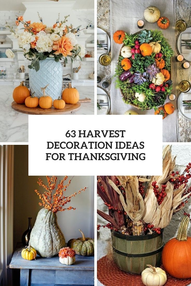 harvest decoration ideas for thanksgiving