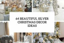 64 beautiful silver christmas decor ideas cover