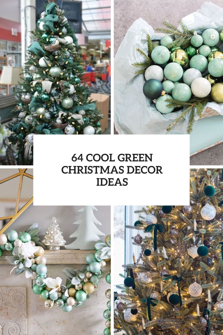 cool green christmas decor ideas