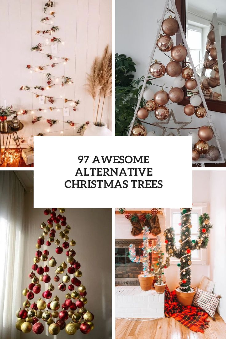 awesome alternative christmas trees