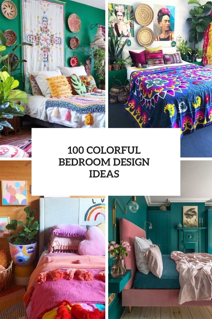 colorful bedroom design ideas