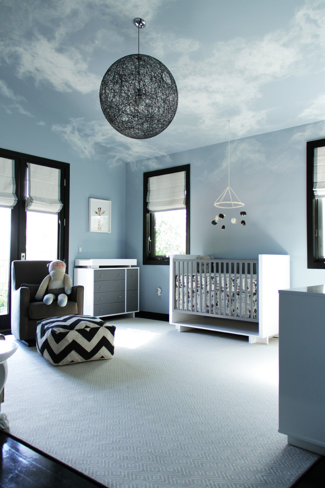 For a dramatic and dreamy look you could cover the ceiling with a cloudscape.
