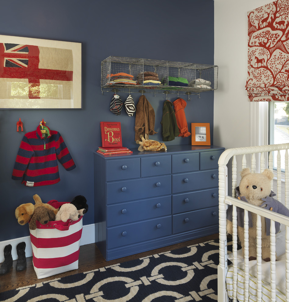 Deep blue is one of those colors would work good as for a teenage room as for a nursery.