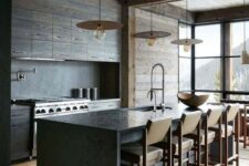 A stylish chalet kitchen design