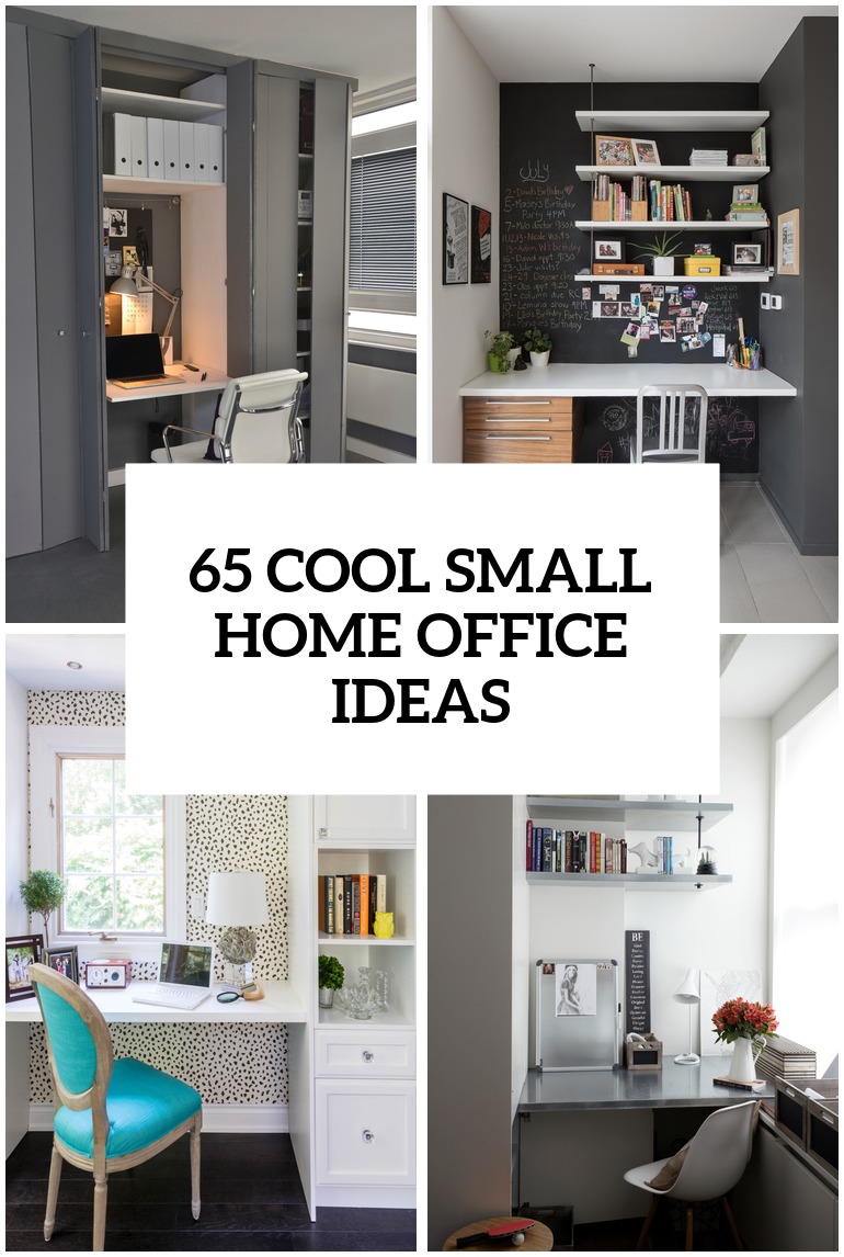 65 Cool Small Home Office Ideas