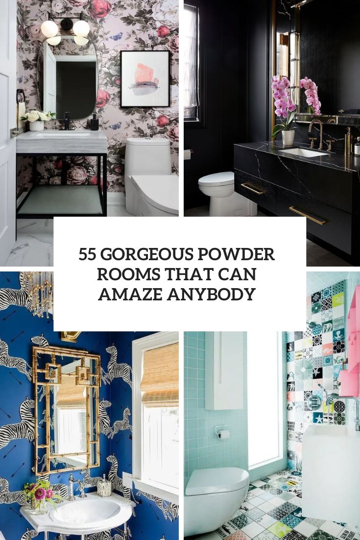 gorgeous powder rooms that can amaze anybody