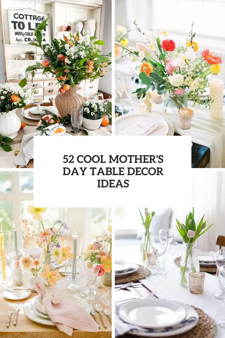 cool mother's day table decor ideas