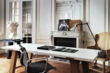 A chic home office design