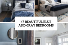 47 beautiful blue and gray bedrooms cover