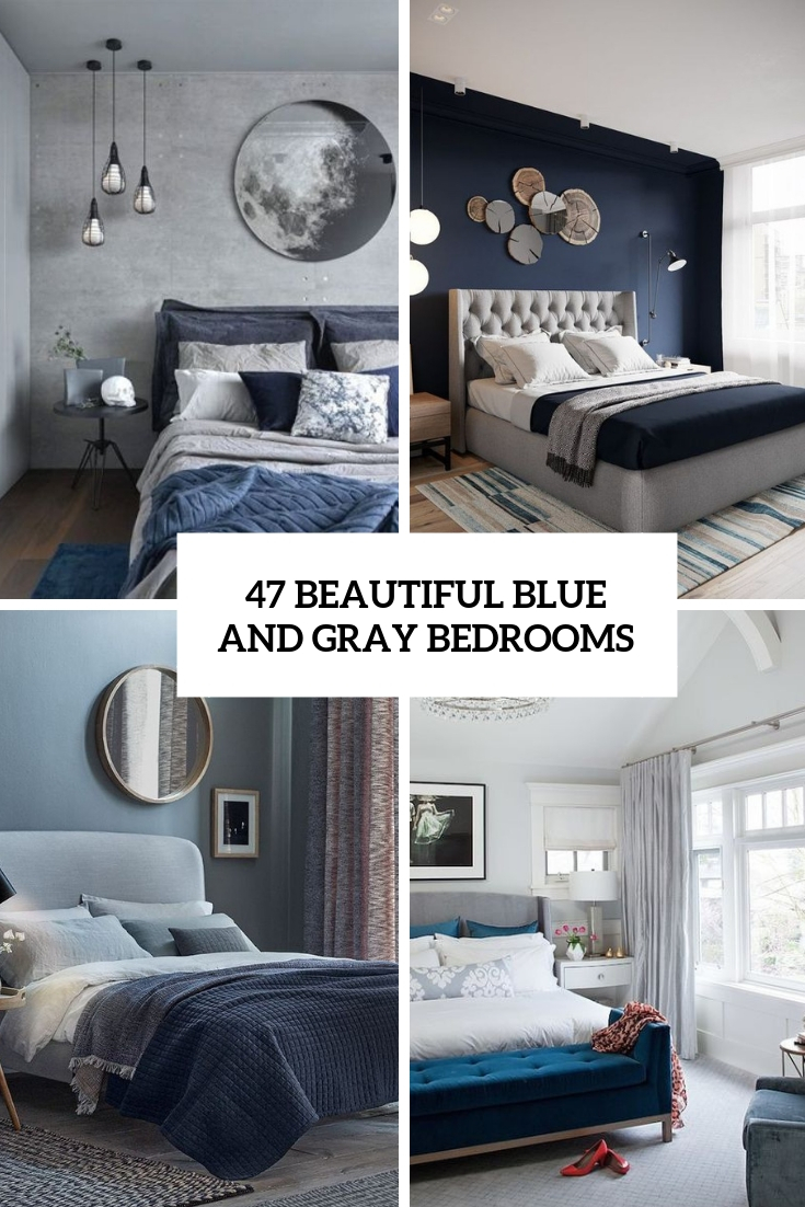 beautiful blue and gray bedrooms
