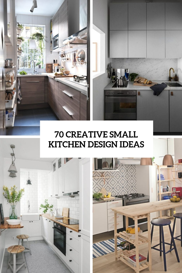 creative small kitchen design ideas