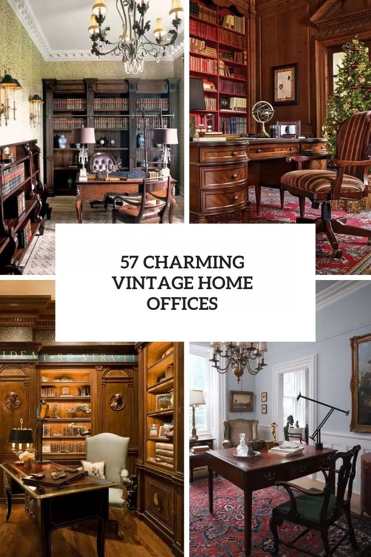 charming vintage home offices