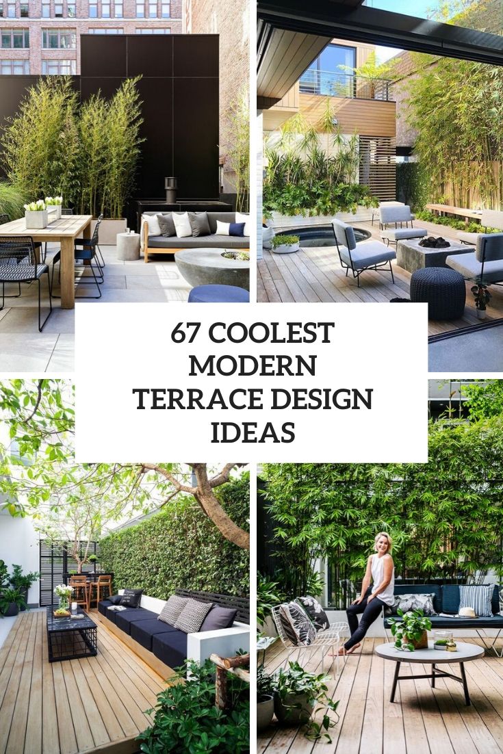 coolest modern terrace design ideas