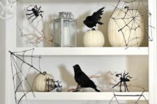 50 ideas for elegant black and white halloween