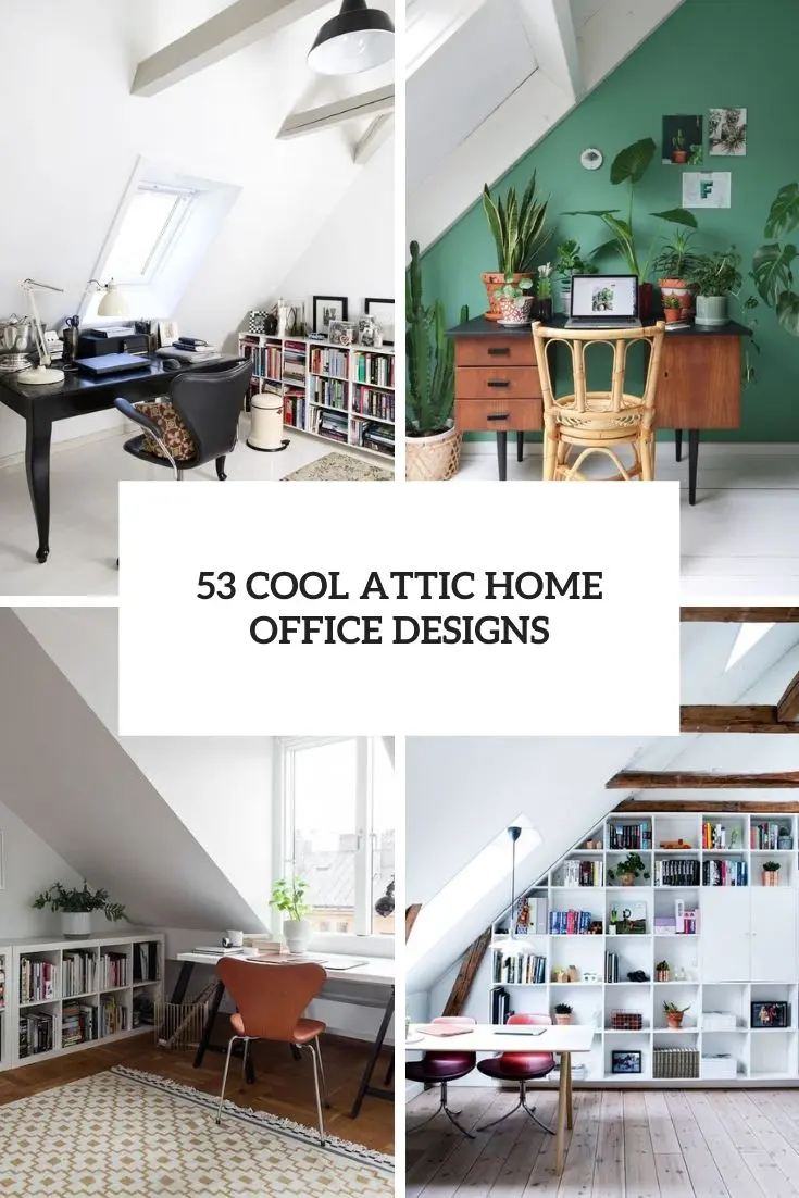 cool attic home office designs