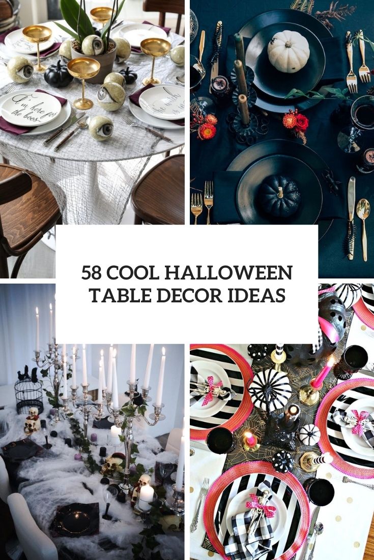 58 Cool Halloween Table Décor Ideas