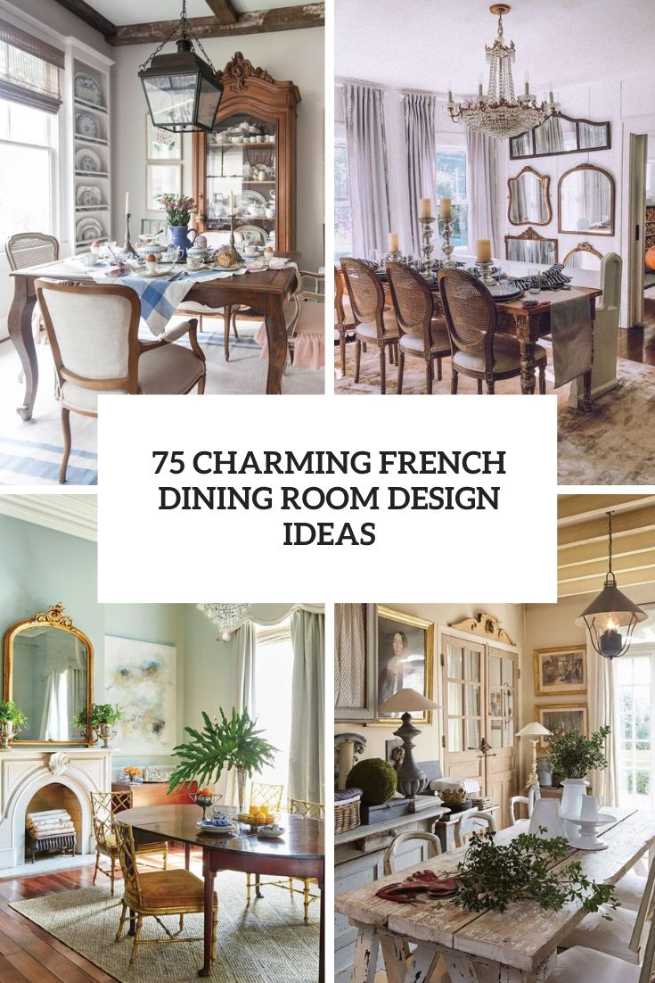 charming french dining room design ideas