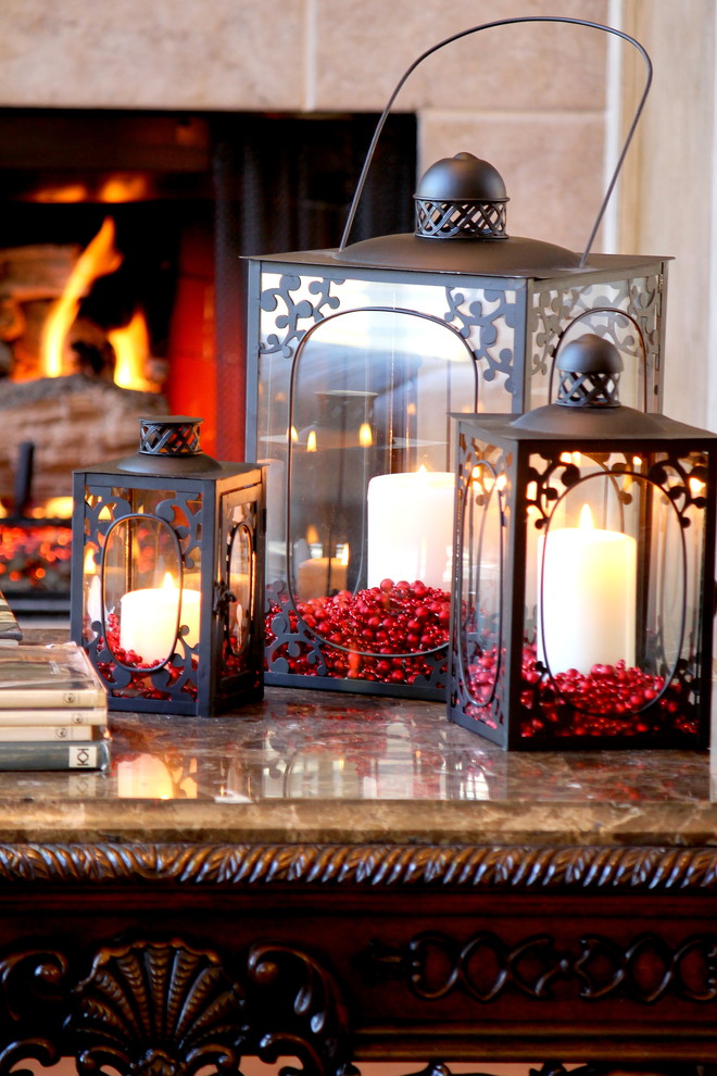 Cranberries is a perfect addition to any lanterns you use for your holiday decor.