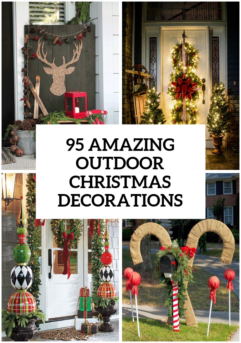 95 Amazing Outdoor Christmas Decorations